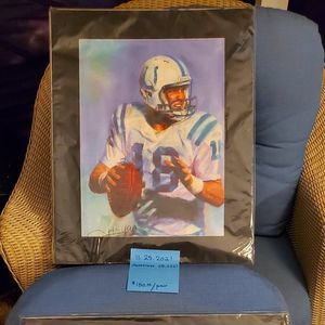 Haiyan Peyton Manning & Eli Manning Pair of Matted Prints! Get the Pair NOW!